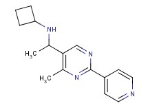 N-{1-[4-methyl-2-(4-pyridinyl)-5-pyrimidinyl]ethyl}cyclobutanamine
