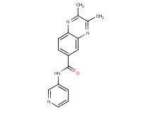 2,3-dimethyl-N-3-pyridinyl-6-quinoxalinecarboxamide trifluoroacetate