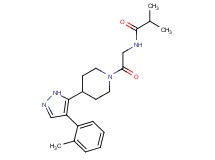 2-methyl-N-(2-{4-[4-(2-methylphenyl)-1H-pyrazol-5-yl]piperidin-1-yl}-2-oxoethyl)propanamide