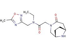 N-ethyl-N-[(5-methyl-1,2,4-oxadiazol-3-yl)methyl]-2-[rel-(1S,6R)-4-oxo-3,9-diazabicyclo[4.2.1]non-3-yl]acetamide hydrochloride