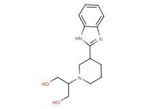 2-[3-(1H-benzimidazol-2-yl)piperidin-1-yl]propane-1,3-diol