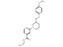 N-ethyl-2-{3-[(4-methoxyphenoxy)methyl]-1-piperidinyl}isonicotinamide