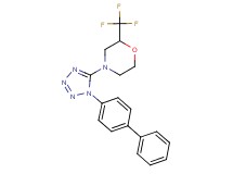 4-(1-biphenyl-4-yl-1H-tetrazol-5-yl)-2-(trifluoromethyl)morpholine