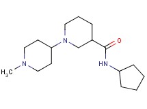 N-cyclopentyl-1'-methyl-1,4'-bipiperidine-3-carboxamide