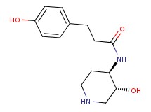 3-(4-hydroxyphenyl)-N-[rel-(3R,4R)-3-hydroxy-4-piperidinyl]propanamide hydrochloride