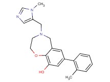 4-[(1-methyl-1H-imidazol-5-yl)methyl]-7-(2-methylphenyl)-2,3,4,5-tetrahydro-1,4-benzoxazepin-9-ol