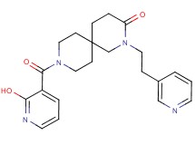 9-[(2-hydroxypyridin-3-yl)carbonyl]-2-(2-pyridin-3-ylethyl)-2,9-diazaspiro[5.5]undecan-3-one