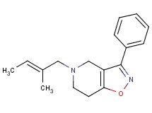 5-[(2E)-2-methyl-2-buten-1-yl]-3-phenyl-4,5,6,7-tetrahydroisoxazolo[4,5-c]pyridine