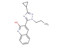 3-(3-cyclopropyl-1-propyl-1H-1,2,4-triazol-5-yl)-2-quinolinol