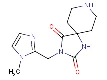 3-[(1-methyl-1H-imidazol-2-yl)methyl]-1,3,8-triazaspiro[4.5]decane-2,4-dione