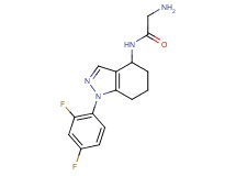 N~1~-[1-(2,4-difluorophenyl)-4,5,6,7-tetrahydro-1H-indazol-4-yl]glycinamide hydrochloride