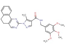 1-(5,6-dihydrobenzo[h]quinazolin-2-yl)-5-methyl-N-(3,4,5-trimethoxybenzyl)-1H-pyrazole-4-carboxamide