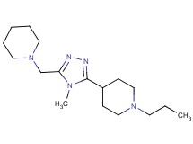 4-[4-methyl-5-(piperidin-1-ylmethyl)-4H-1,2,4-triazol-3-yl]-1-propylpiperidine