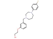 2-(3-{[4-(4-fluorophenyl)-1,4-diazepan-1-yl]methyl}phenoxy)ethanol