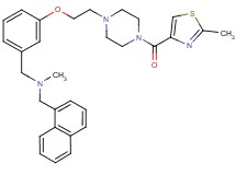 N-methyl-1-[3-(2-{4-[(2-methyl-1,3-thiazol-4-yl)carbonyl]-1-piperazinyl}ethoxy)phenyl]-N-(1-naphthylmethyl)methanamine