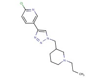 2-chloro-5-{1-[(1-propylpiperidin-3-yl)methyl]-1H-1,2,3-triazol-4-yl}pyridine