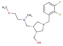 ((3R*,4R*)-1-(2,3-difluorobenzyl)-4-{[(2-methoxyethyl)(methyl)amino]methyl}pyrrolidin-3-yl)methanol