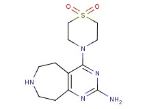 4-(1,1-dioxidothiomorpholin-4-yl)-6,7,8,9-tetrahydro-5H-pyrimido[4,5-d]azepin-2-amine