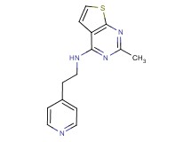 2-methyl-N-(2-pyridin-4-ylethyl)thieno[2,3-d]pyrimidin-4-amine