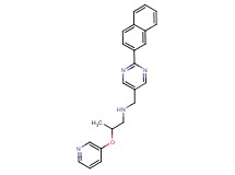 N-{[2-(2-naphthyl)pyrimidin-5-yl]methyl}-2-(pyridin-3-yloxy)propan-1-amine