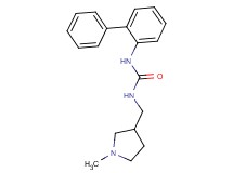N-biphenyl-2-yl-N'-[(1-methylpyrrolidin-3-yl)methyl]urea