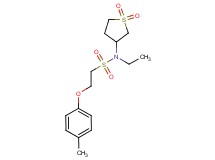 N-(1,1-dioxidotetrahydro-3-thienyl)-N-ethyl-2-(4-methylphenoxy)ethanesulfonamide