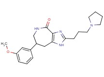 7-(3-methoxyphenyl)-2-(3-pyrrolidin-1-ylpropyl)-5,6,7,8-tetrahydroimidazo[4,5-c]azepin-4(1H)-one