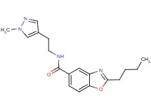 2-butyl-N-[2-(1-methyl-1H-pyrazol-4-yl)ethyl]-1,3-benzoxazole-5-carboxamide