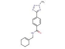 N-(cyclohex-1-en-1-ylmethyl)-4-(2-methyl-2H-tetrazol-5-yl)benzamide
