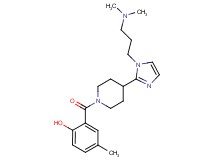 2-[(4-{1-[3-(dimethylamino)propyl]-1H-imidazol-2-yl}piperidin-1-yl)carbonyl]-4-methylphenol