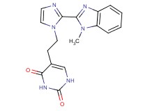 5-{2-[2-(1-methyl-1H-benzimidazol-2-yl)-1H-imidazol-1-yl]ethyl}pyrimidine-2,4(1H,3H)-dione