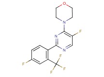 4-{5-fluoro-2-[4-fluoro-2-(trifluoromethyl)phenyl]pyrimidin-4-yl}morpholine