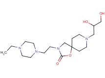 8-(2,3-dihydroxypropyl)-3-[2-(4-ethylpiperazin-1-yl)ethyl]-1-oxa-3,8-diazaspiro[4.5]decan-2-one