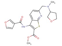 methyl 3-(3-furoylamino)-6-{[methyl(tetrahydro-3-furanyl)amino]methyl}thieno[2,3-b]pyridine-2-carboxylate