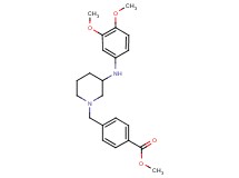 methyl 4-({3-[(3,4-dimethoxyphenyl)amino]-1-piperidinyl}methyl)benzoate