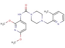 N-(2,6-dimethoxypyridin-3-yl)-4-[(3-methylpyridin-2-yl)methyl]piperazine-1-carboxamide