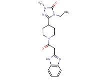 5-[1-(1H-benzimidazol-2-ylacetyl)piperidin-4-yl]-4-ethyl-2-methyl-2,4-dihydro-3H-1,2,4-triazol-3-one