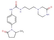 N-[4-(2-methyl-5-oxopyrrolidin-1-yl)phenyl]-N'-[3-(3-oxopiperazin-1-yl)propyl]urea