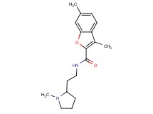 3,6-dimethyl-N-[2-(1-methylpyrrolidin-2-yl)ethyl]-1-benzofuran-2-carboxamide