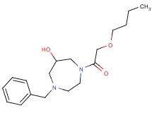 1-benzyl-4-(butoxyacetyl)-1,4-diazepan-6-ol