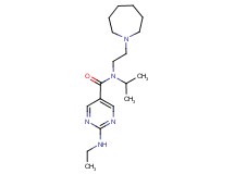 N-(2-azepan-1-ylethyl)-2-(ethylamino)-N-isopropylpyrimidine-5-carboxamide