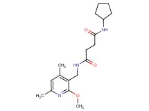 N-cyclopentyl-N'-[(2-methoxy-4,6-dimethylpyridin-3-yl)methyl]succinamide