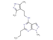 N-[2-(3,5-dimethyl-1H-pyrazol-4-yl)ethyl]-1-methyl-6-propyl-1H-pyrazolo[3,4-d]pyrimidin-4-amine