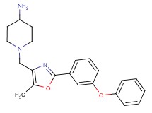 1-{[5-methyl-2-(3-phenoxyphenyl)-1,3-oxazol-4-yl]methyl}-4-piperidinamine dihydrochloride