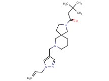 7-[(1-allyl-1H-pyrazol-4-yl)methyl]-2-(3,3-dimethylbutanoyl)-2,7-diazaspiro[4.5]decane