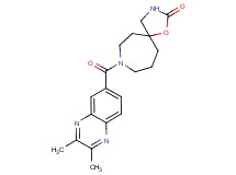 8-[(2,3-dimethyl-6-quinoxalinyl)carbonyl]-1-oxa-3,8-diazaspiro[4.6]undecan-2-one