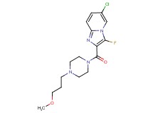 6-chloro-3-fluoro-2-{[4-(3-methoxypropyl)piperazin-1-yl]carbonyl}imidazo[1,2-a]pyridine