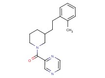 2-({3-[2-(2-methylphenyl)ethyl]-1-piperidinyl}carbonyl)pyrazine
