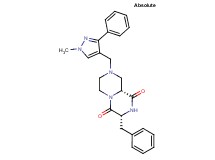 (3R,9aR)-3-benzyl-8-[(1-methyl-3-phenyl-1H-pyrazol-4-yl)methyl]tetrahydro-2H-pyrazino[1,2-a]pyrazine-1,4(3H,6H)-dione