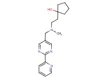 1-(2-{methyl[(2-pyridin-2-ylpyrimidin-5-yl)methyl]amino}ethyl)cyclopentanol